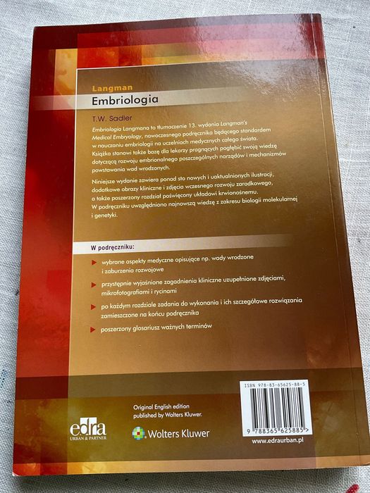 Embriologia Langman wydanie XIII