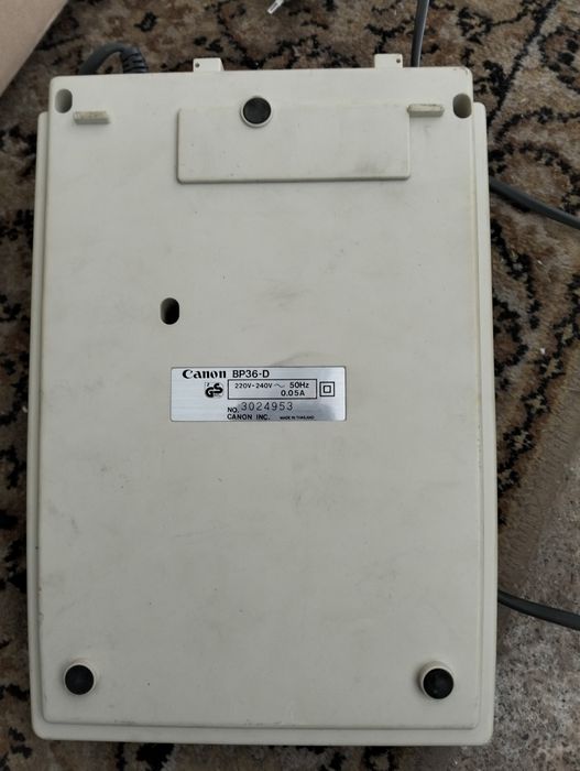 Calculadora Canon de rolo 220v