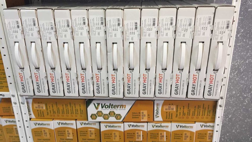 Опт ціни! Нагрівальний кабель для теплої підлоги GrayHot Теплий пол