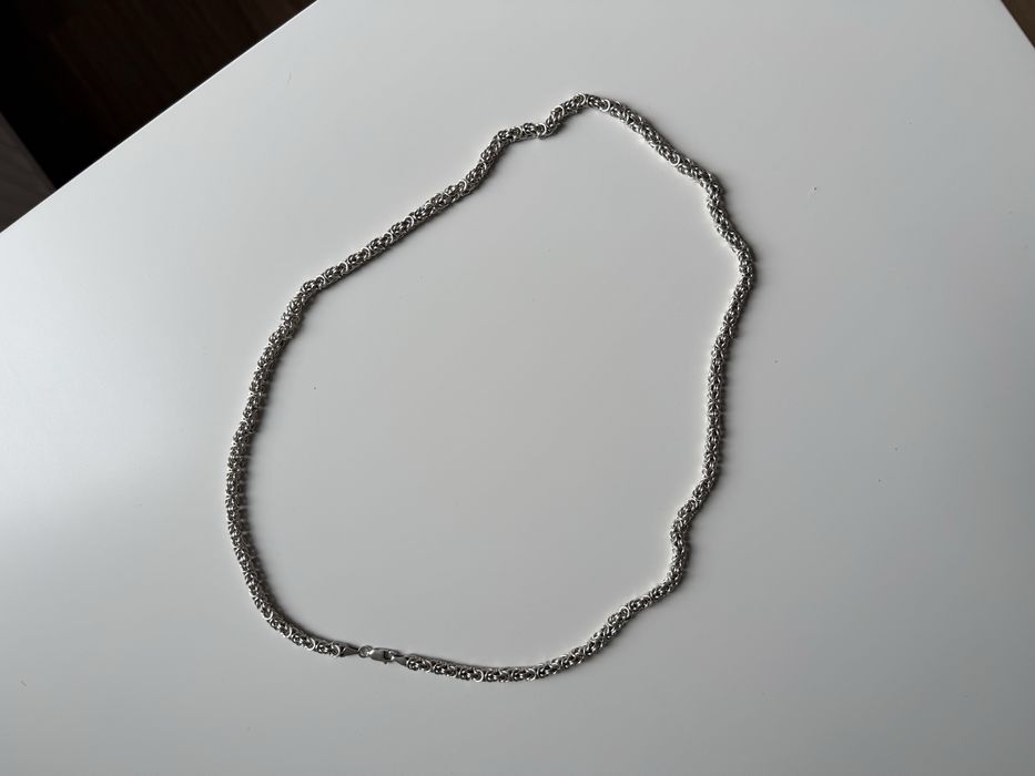 srebrny łańcuszek królewski 925 44g 60cm