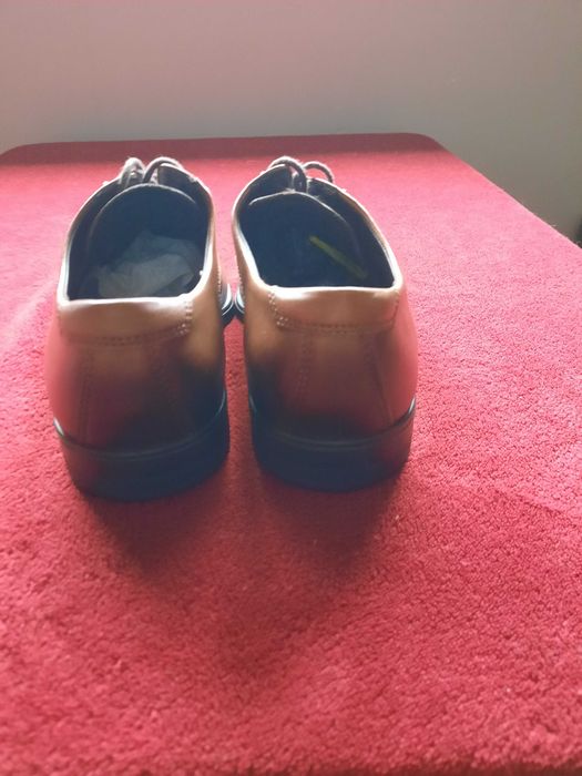 Sapatos Clássicos ECCO Melbourne Plain Toe Tie em Pele