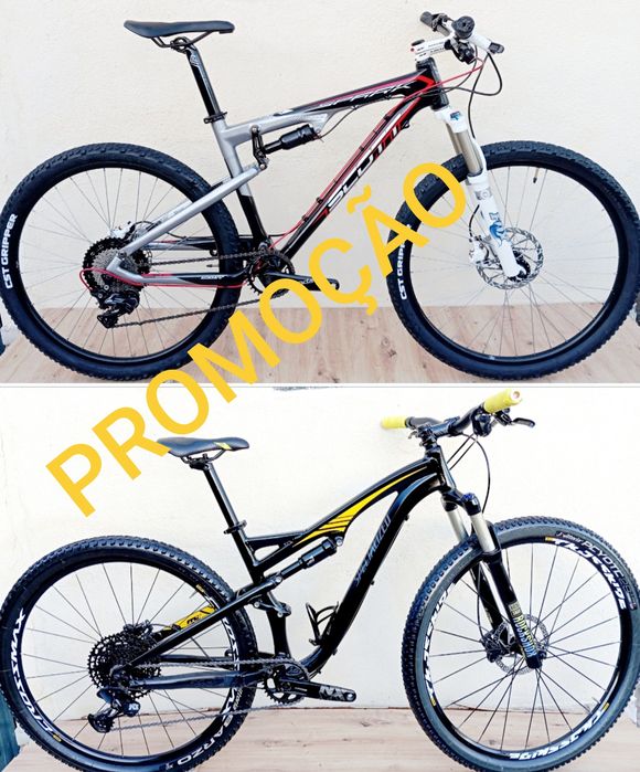 JF-Bikes bikes susp. total M= Scott Spark Carbono/Specialized Camber