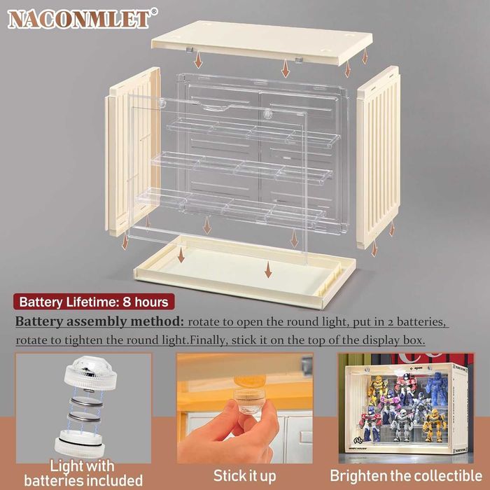 Nowa witryna akrylowa / pudełko / szafka / gablota / gablotka !A2505!