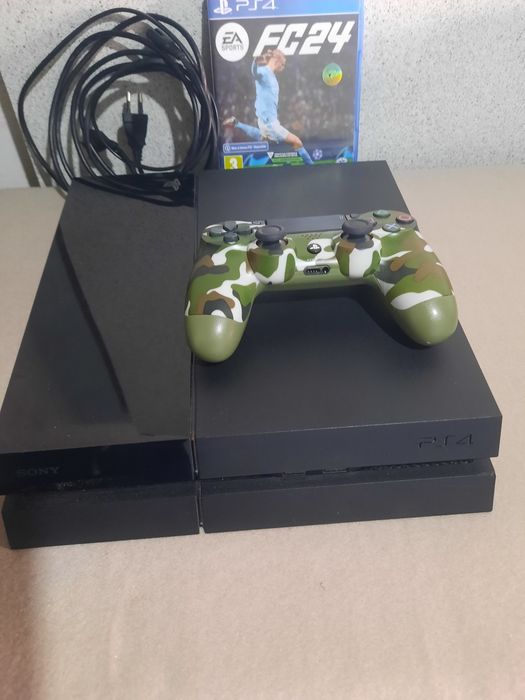 Playstation 4 500gb 1 comando e fc24