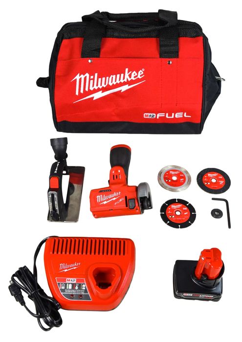 Безщітковий кутовий різак болгарка 75мм Milwaukee M12 FUEL™ 2522-21XC