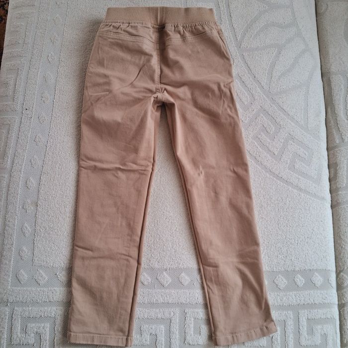 Джинси бежеві 122-128см