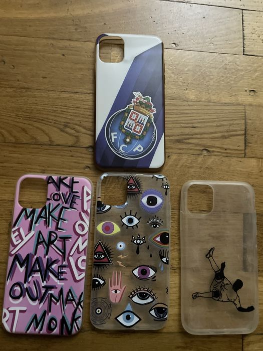 Capas de iphone 11 usadas em bom estado