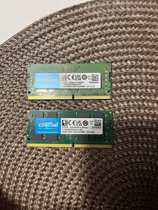 Pamięć RAM DDR4 Crucial 16GB (1x16GB) 3200MHz CL22 CT16G4SFRA32A