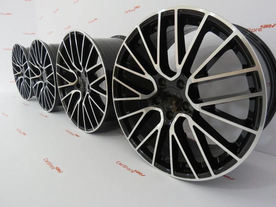 Jantes Look Porsche Panamera Turbo S 20 9+10.5 j 5x130 Pretas