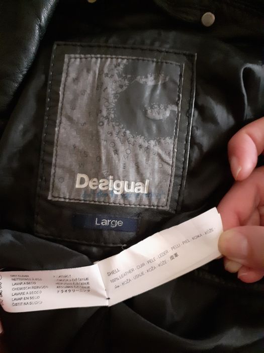 Blusão Desigual em Pele