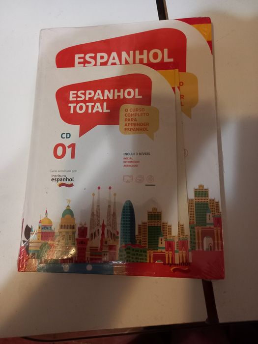 Livro Cd Espanhol Total