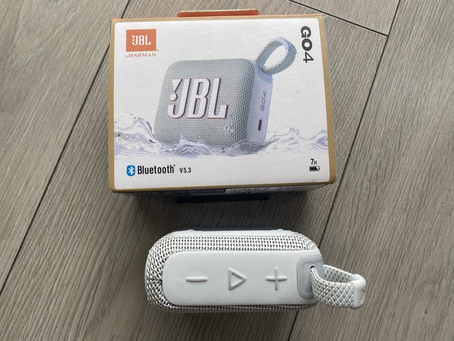 Nowy Oryginalny Głośnik Przenośny Bluetooth JBL - Go 4 Kolor Srebrny