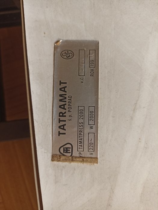 Maglownica PRL Magiel walizka Tatramat Poprad