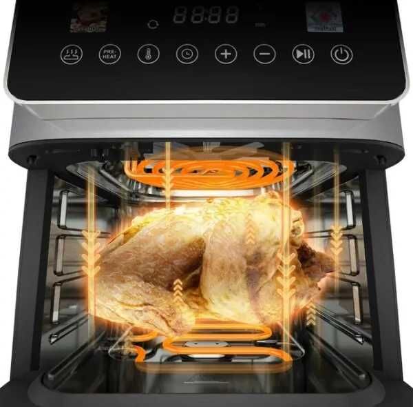 Аеро фритюрниця професійна аерогриль Zepline Аэрофритюрница с 2 тенами