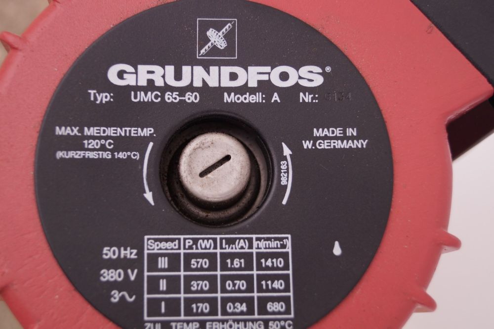 pompa grundfos umc 65-60 3~400v obiegowa c.o. ups 65-60/4f