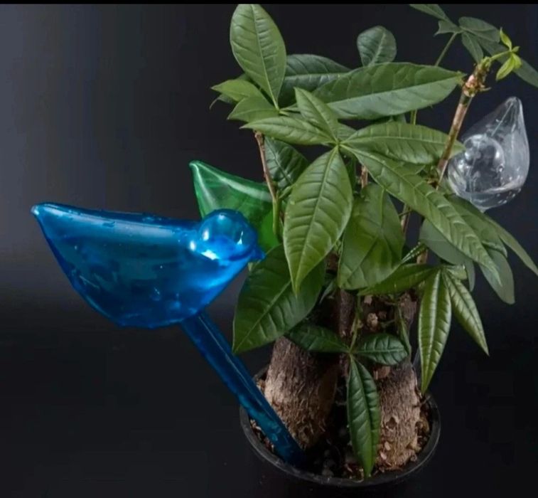 Nawadniacz do roślin doniczkowych w kształcie ptaszka