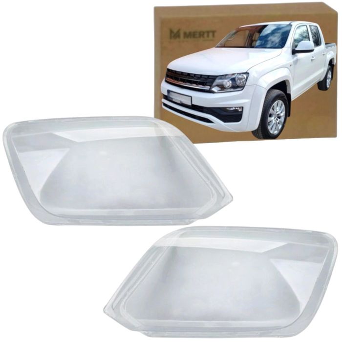 LEWY PRAWY KLOSZ SZKŁO REFLEKTORA LAMPY PRZEDNIEJ VW AMAROK 2009-2021 KPL
