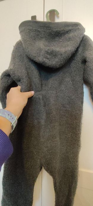 Kombinezon wełniany merino mikk-line 98/104 super stan