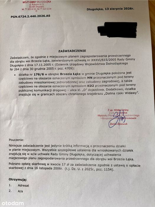 Działka budowlana na sprzedaż