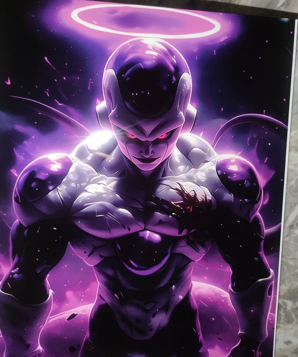 Freeza dragon ball Painel/Placa Sublimação 30x40cm, Anime (1mm Espessu