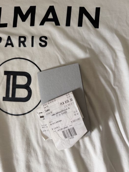 Balmain Paris T-shirt Koszulka Męska XXL XL Slim Fit Vitkac 838 zl