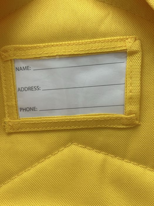 Дитячий рюкзак  Lego(Yellow Bag)