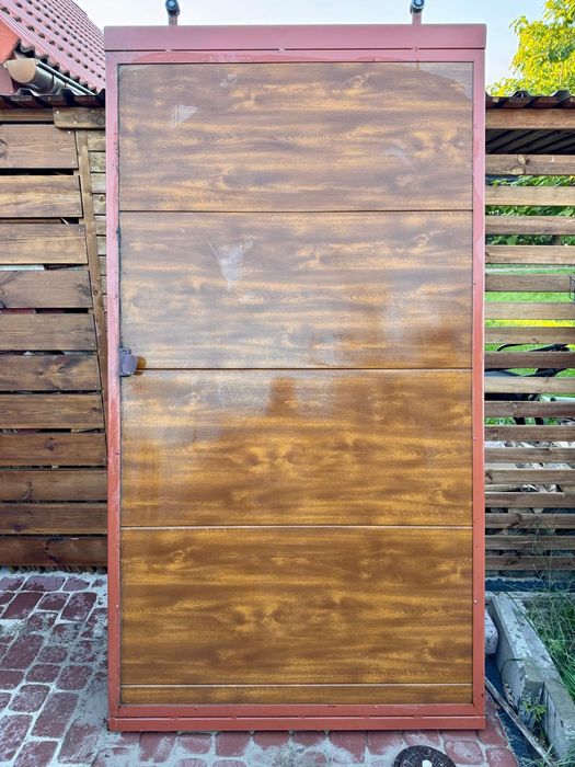 Drzwi przesuwne zewnętrzne stan bardzo dobry-