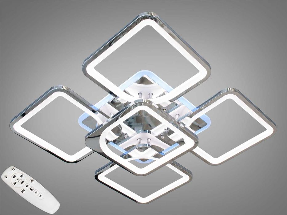 Светодиодная люстра 150W с диммером и подсветкой