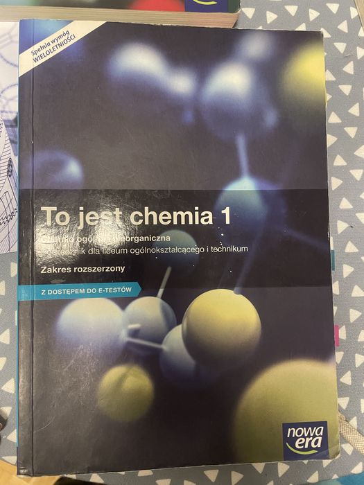 To jest chemia 1 zakres rozszezony