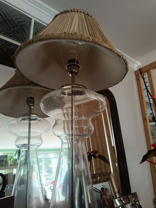 Candeeiro vintage  com abajur