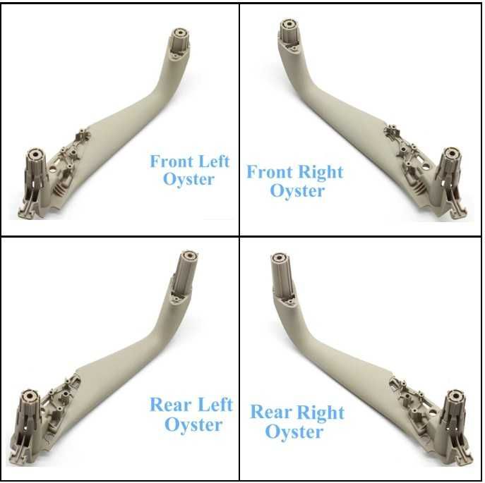 Puxador porta interior preto oyster ou bege BMW série 5 G30 31 38