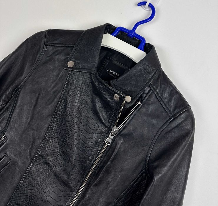 Kurtka skórzana Barneys damska ramoneska biker skóra r. S