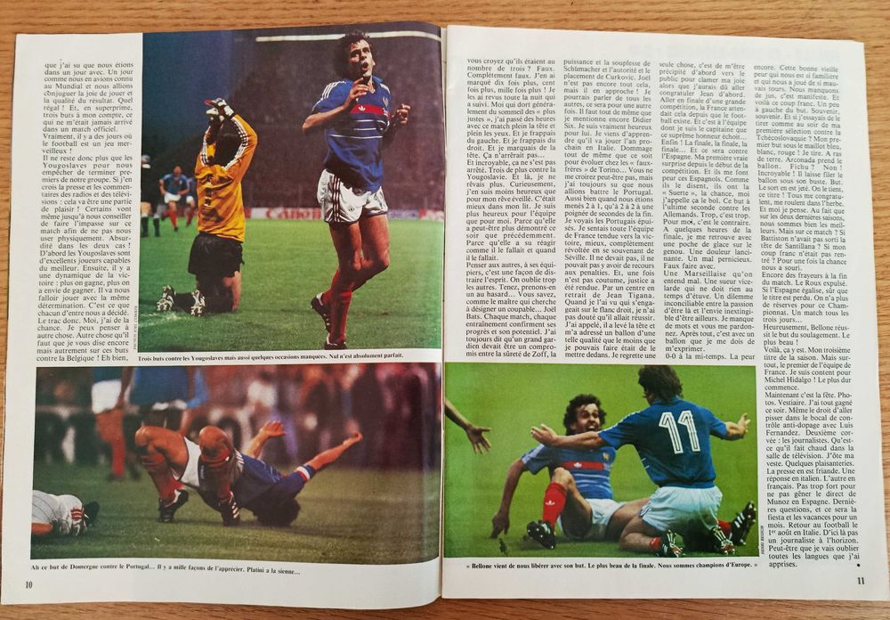 EURO 84 - Revista Mondial - França campeã