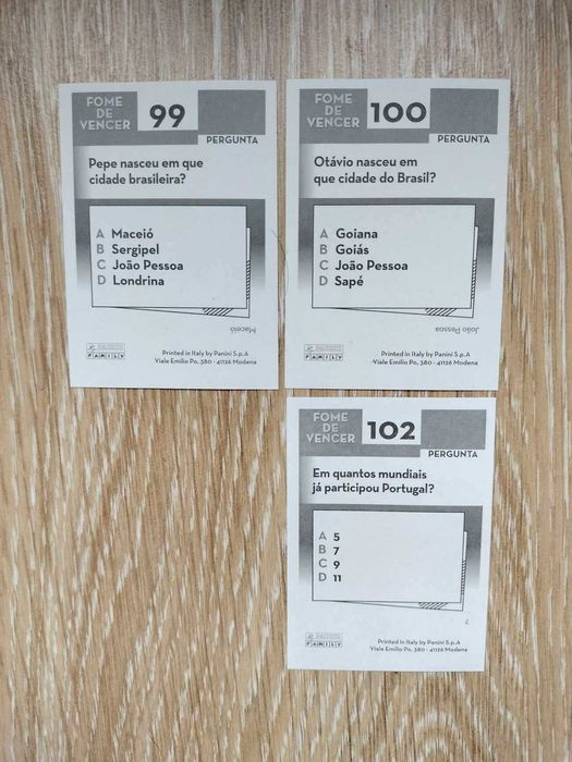 Cromo Panini FPF Portugal