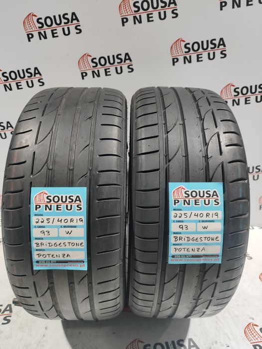 2 pneus semi novos 225-55R16 Bridgestone - Oferta dos Portes