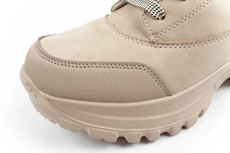 Lee Cooper zimowe trekkingowe Lee Cooper ocieplane beżowe r. 36-41