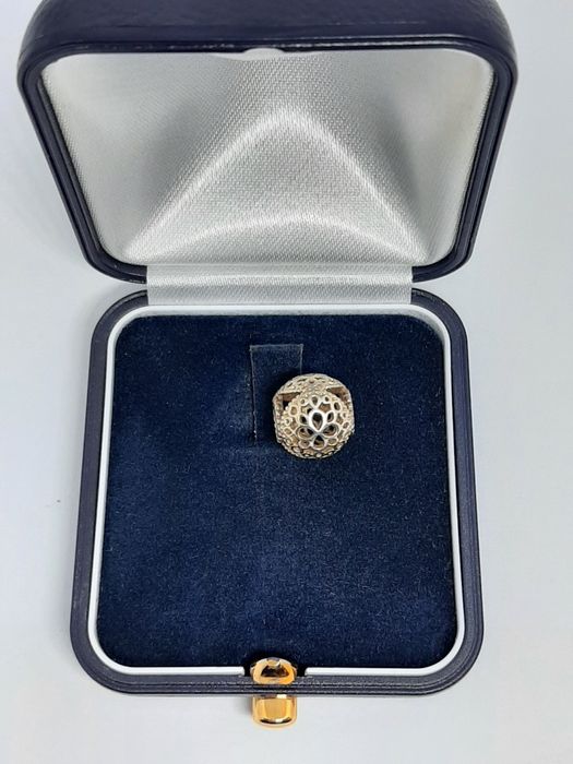 Charms ze srebra, srebro 925, pozłacane