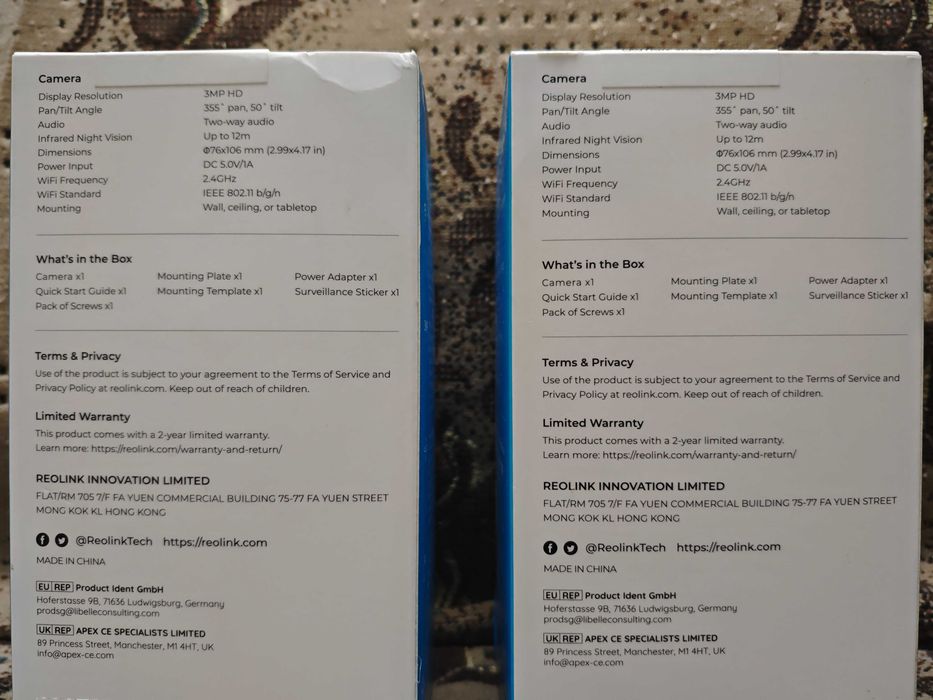 Камера Reolink E1 V2