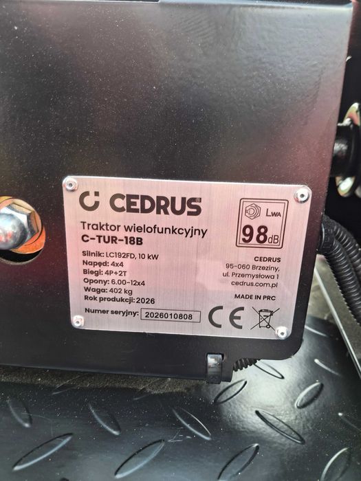 Traktor wielofunkcyjny Cedrus 4x4 C-TUR-18B