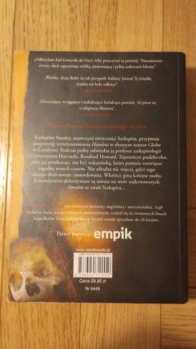 Szyfr Szekspira - Jennifer Lee Carrell