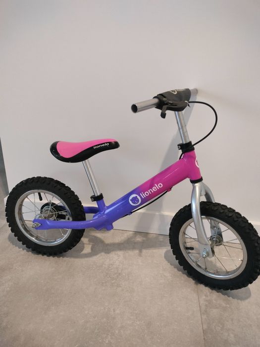 Rowerek biegowy dziecięcy, Lionelo, pompowane koła