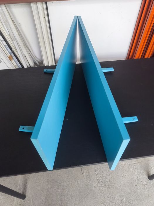 2 Prateleiras Quarto Criança Azul - 75x28cm