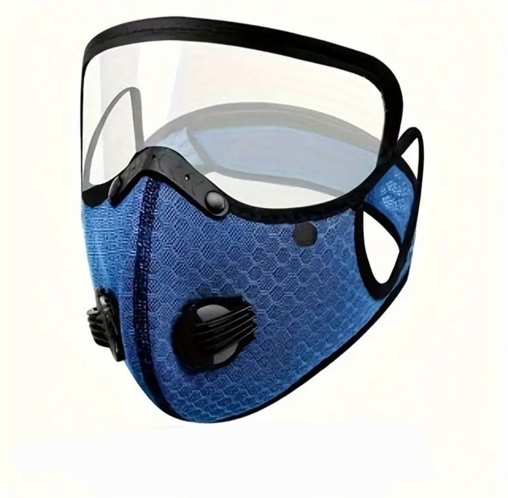 Ochronna maska z filtrem i osłoną oczu  BHP + gratis