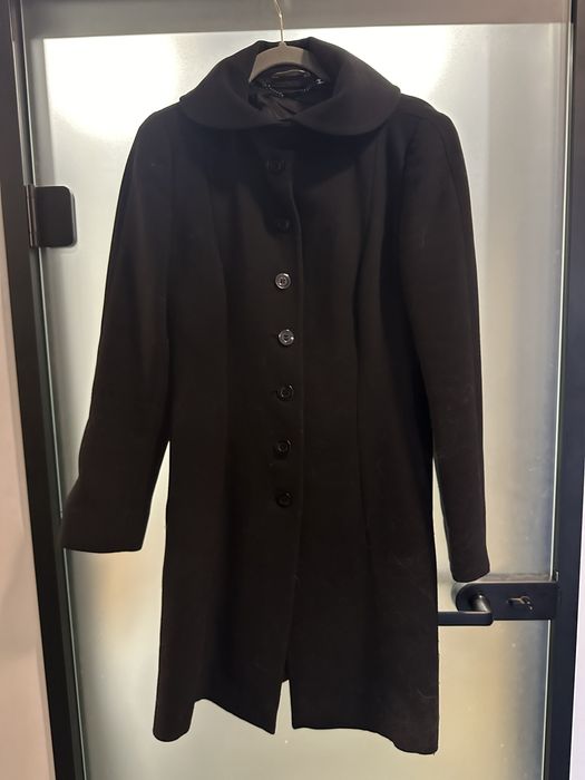 Czarny plaszcz max mara 36 38