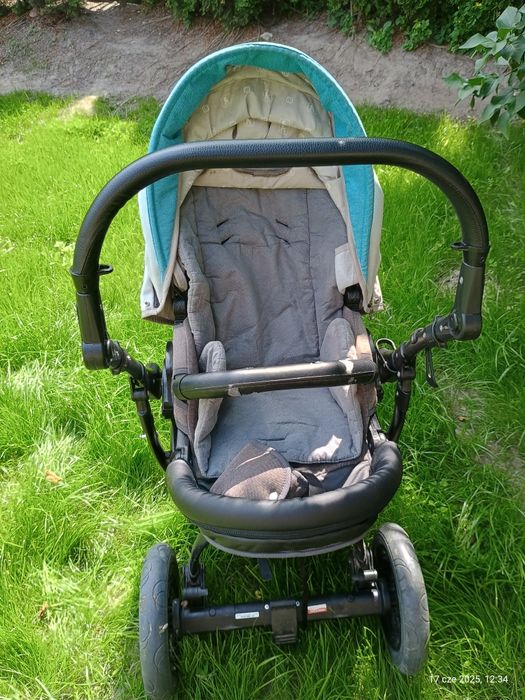 Wózek 3w1 tutek grander lift, gondola/spacerówka/fotelik + akcesoria
