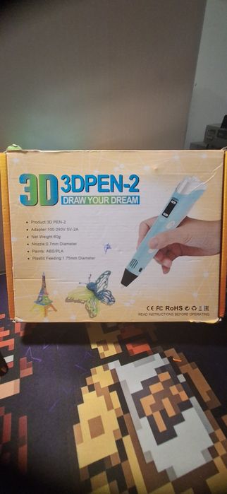 Caneta 3d , para deixar fluir a criatividade