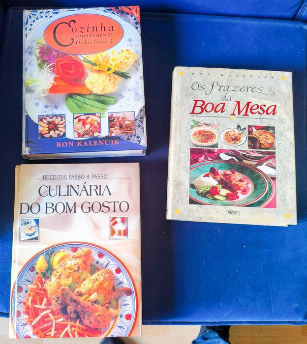 Lote 3 Livros Culinária de Luxo - Ron Kalenuik (Tormont / Parragon)