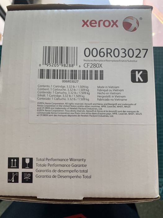 Xerox 006R03027 / HP CF280X Toner Preto