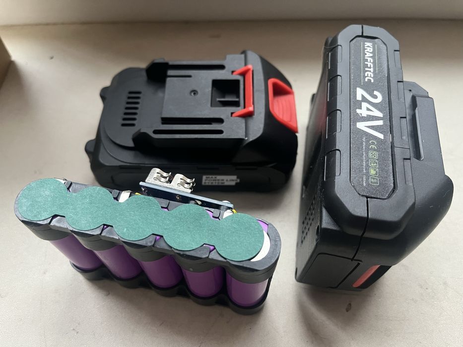 Аккумулятор Li-ion 18v-20v и под него зарядное устройство 18v-21v