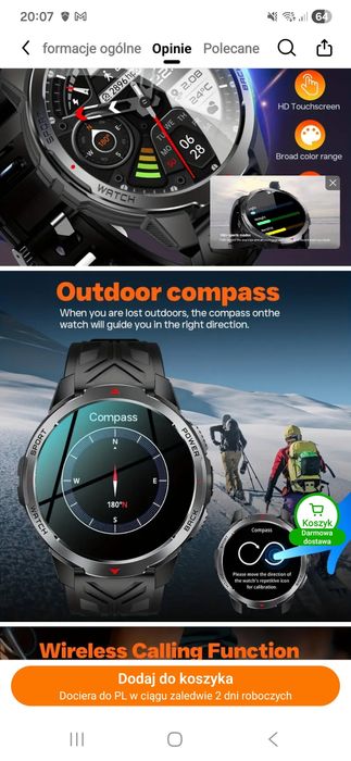 Smartwatsch  1100mAh